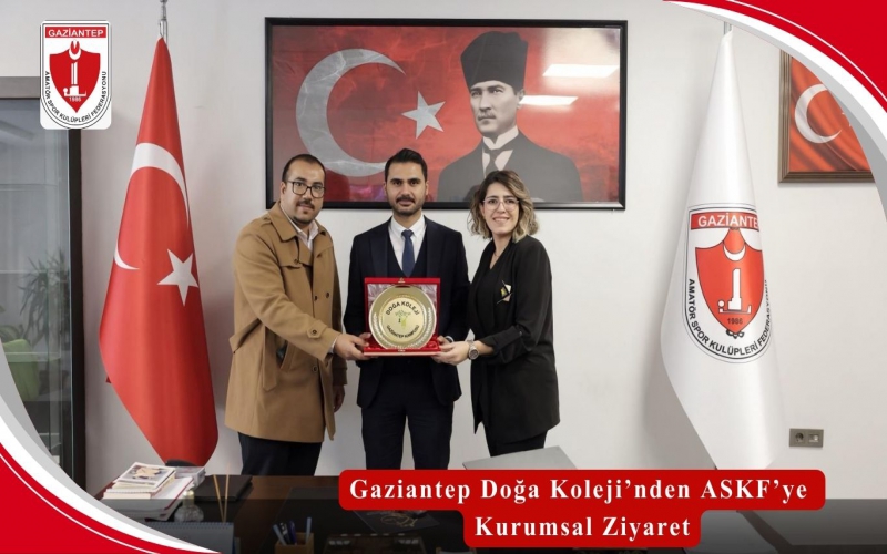 Gaziantep Doğa Koleji’nden ASKF’ye Kurumsal Ziyaret